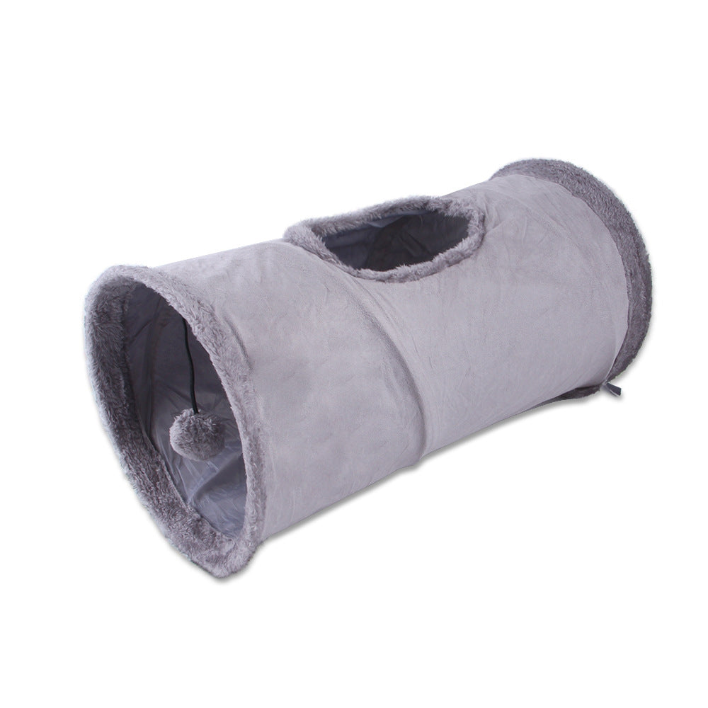 Foldable Plush Cat Toy Tunnel, Fun Cat Tent, Dog And Kitten Game Supplies, Pet Toys