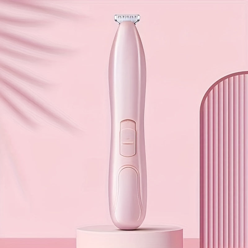 1pc Electric Pet Clipper With Wide Blade And No Battery, Suitable For Trimming Pet Foot Hair, Butt Hair, Eye Hair