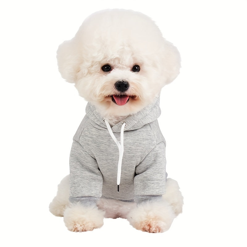 New Dog Hoodie, Pet Sweatshirt With Pocket In The Back, For Small Dogs