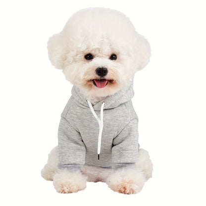 New Dog Hoodie, Pet Sweatshirt With Pocket In The Back, For Small Dogs