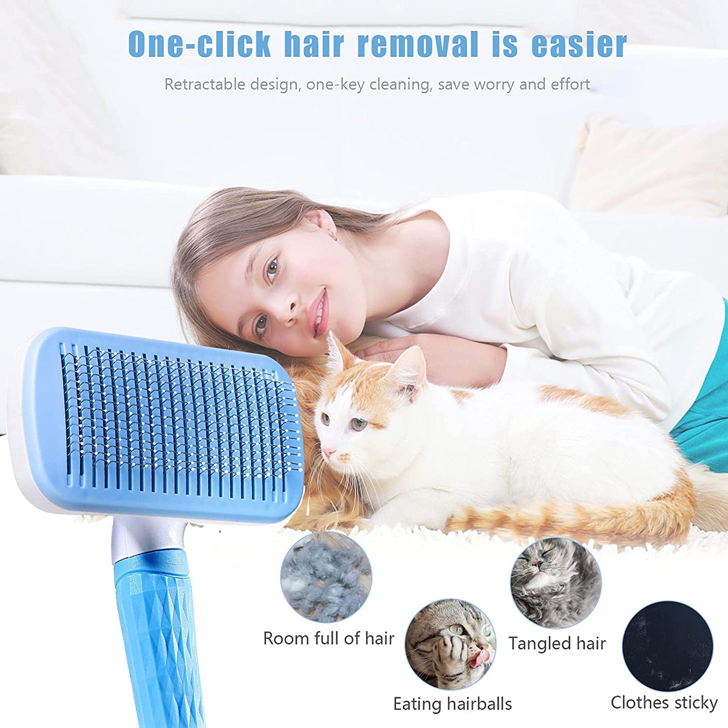 Durable Dog Hair Remover Brush, Upgrade Your Pet Grooming Routine With Ease