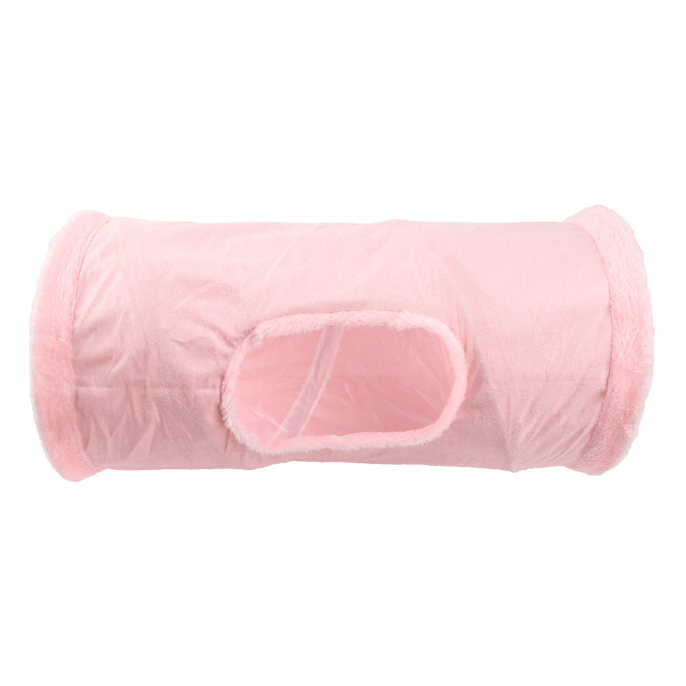 Foldable Plush Cat Toy Tunnel, Fun Cat Tent, Dog And Kitten Game Supplies, Pet Toys