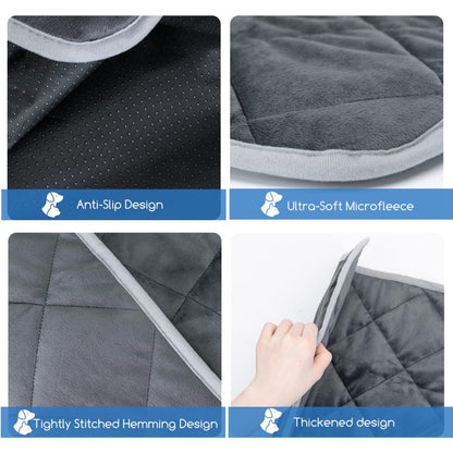 Winter Self Pet Warming Pad for Small/Large Dog Cat, Warming Cat Bed Cat Mat Thermal Pet Bed Mat, for Large Dog Non-Electric Self-Warming Dog Crate Pad for Outdoor Indoor 114.3cm x 71.12cm.