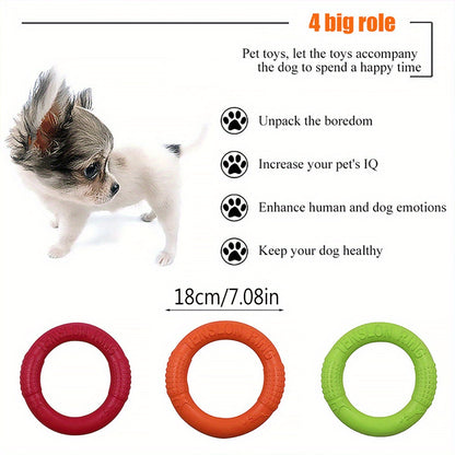 Dog Training Toys Outdoor Sport Flying Disc Interactive Pet Toy Suitable For Dogs
