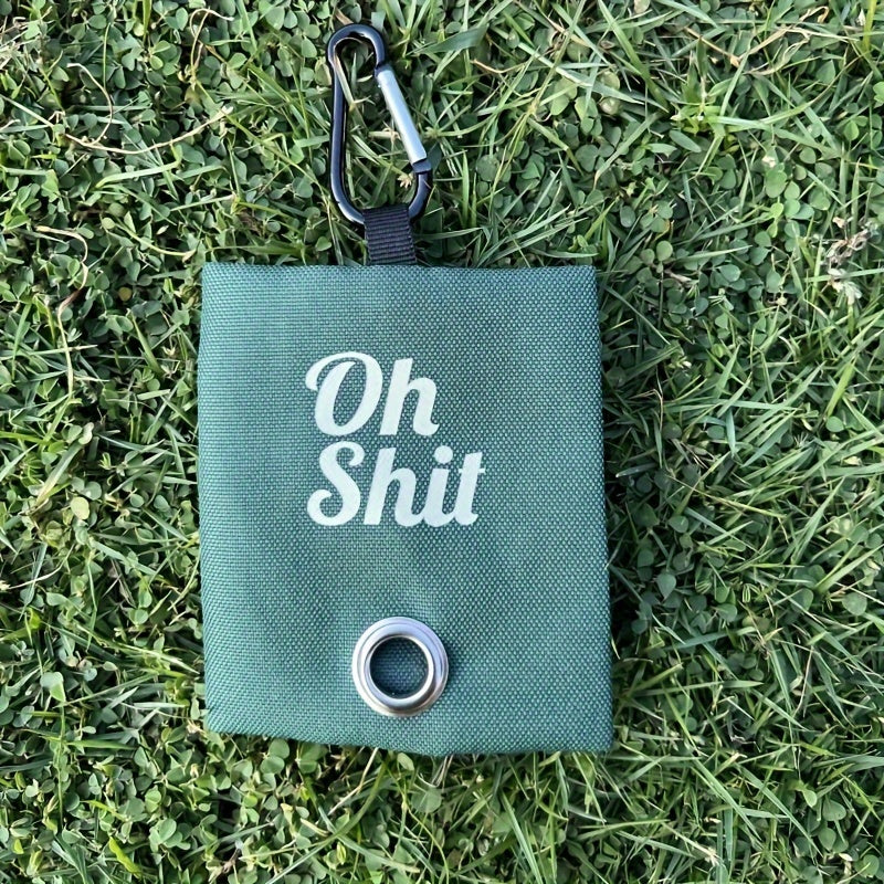 Pet Cleaning Supplies, Canvas Pet Garbage Bag Holder Poop Bag Dispenser Portable Dog Waste Bag Holder With Carabiner