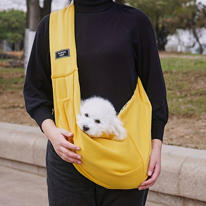 1 PC hands free pet travel easier: soft punching bag dog harness, let go out without pressure!