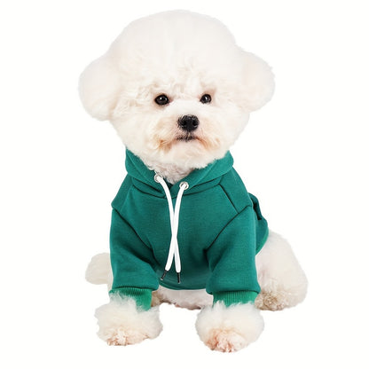New Dog Hoodie, Pet Sweatshirt With Pocket In The Back, For Small Dogs