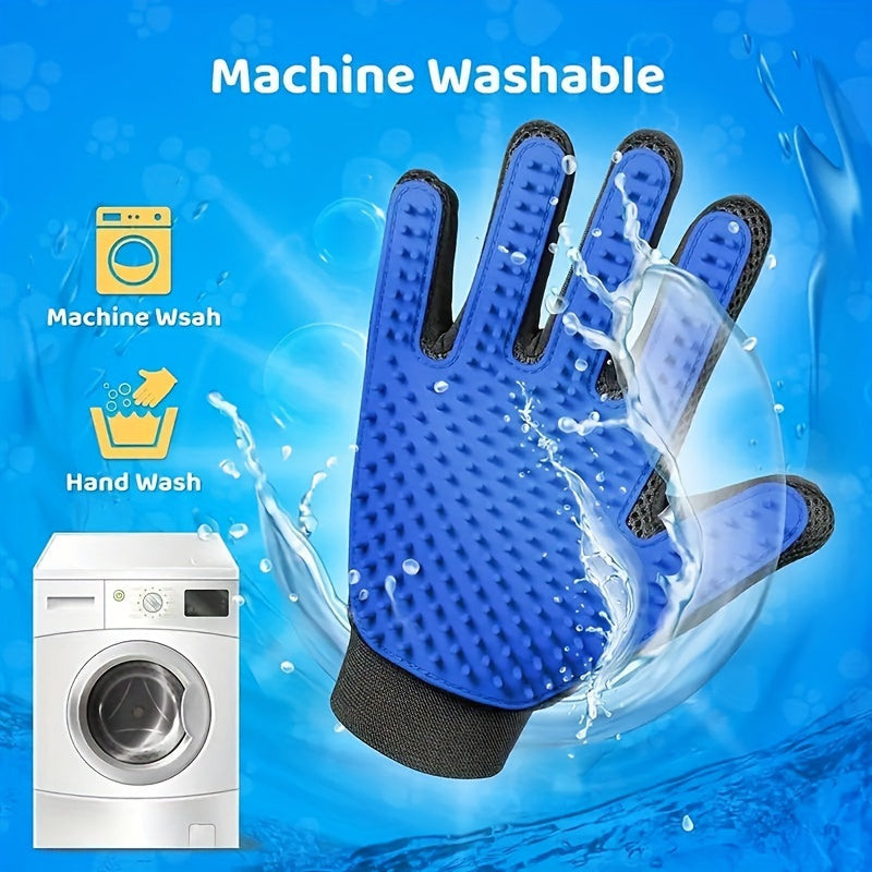 1pc Cat Handling Gloves, Cat Hair Removal Brush Pet Massaging Gloves Cat Bathing Grooming Gloves