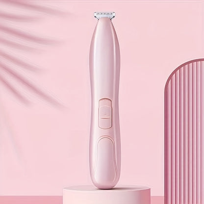 1pc Electric Pet Clipper With Wide Blade And No Battery, Suitable For Trimming Pet Foot Hair, Butt Hair, Eye Hair