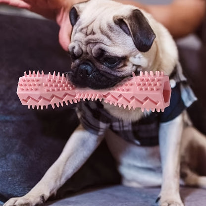 1/3pcs Durable Dog Chew Stick, Toothbrush For Tooth Cleaning And Massage - Soft Rubber Pet Toy