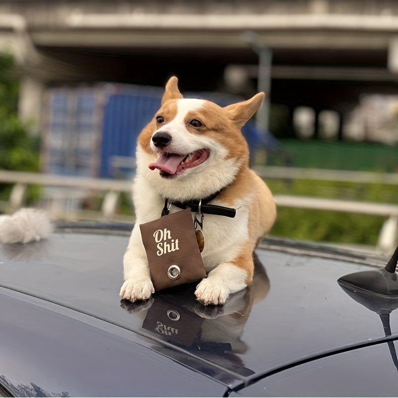 Pet Cleaning Supplies, Canvas Pet Garbage Bag Holder Poop Bag Dispenser Portable Dog Waste Bag Holder With Carabiner