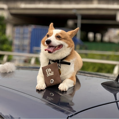 Pet Cleaning Supplies, Canvas Pet Garbage Bag Holder Poop Bag Dispenser Portable Dog Waste Bag Holder With Carabiner
