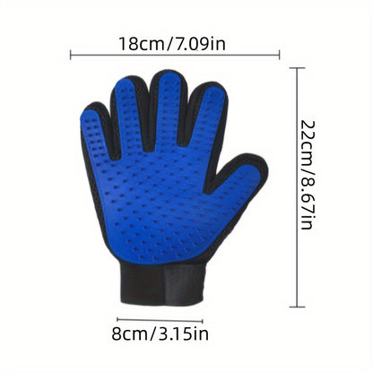1pc Cat Handling Gloves, Cat Hair Removal Brush Pet Massaging Gloves Cat Bathing Grooming Gloves
