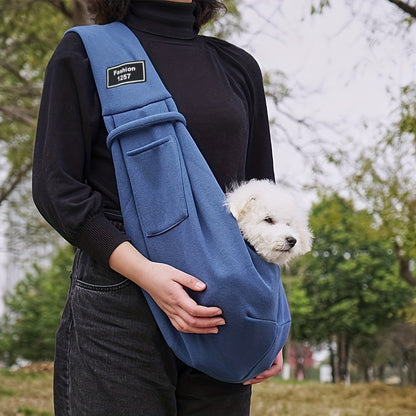 1 PC hands free pet travel easier: soft punching bag dog harness, let go out without pressure!