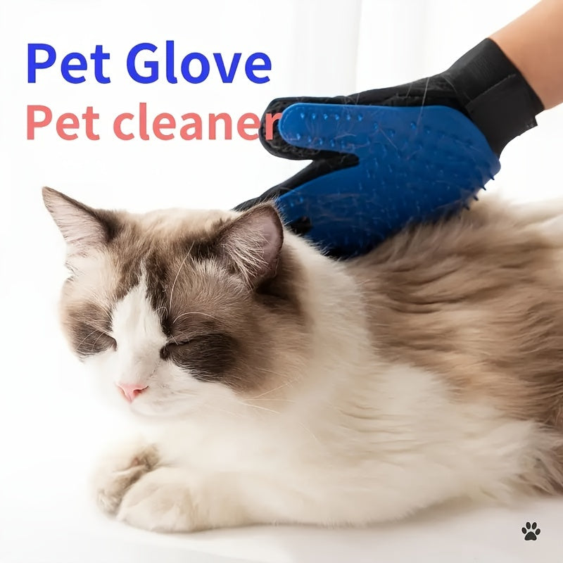 1pc Cat Handling Gloves, Cat Hair Removal Brush Pet Massaging Gloves Cat Bathing Grooming Gloves