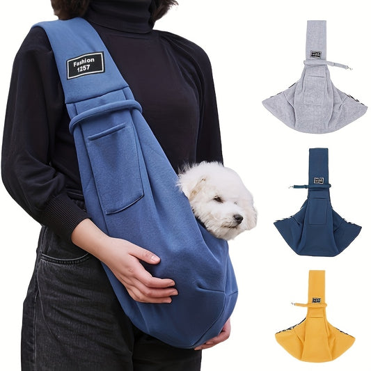 1 PC hands free pet travel easier: soft punching bag dog harness, let go out without pressure!