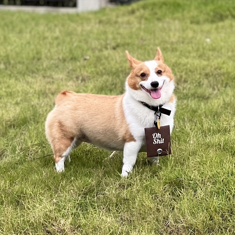 Pet Cleaning Supplies, Canvas Pet Garbage Bag Holder Poop Bag Dispenser Portable Dog Waste Bag Holder With Carabiner