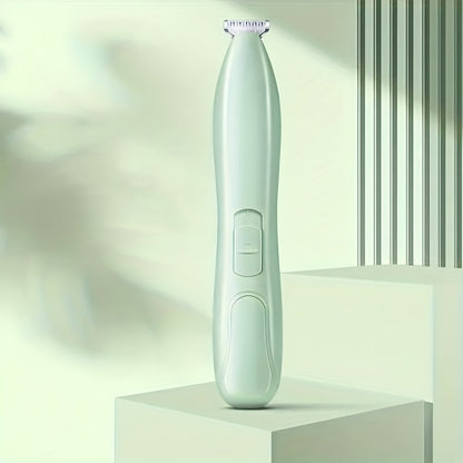 1pc Electric Pet Clipper With Wide Blade And No Battery, Suitable For Trimming Pet Foot Hair, Butt Hair, Eye Hair