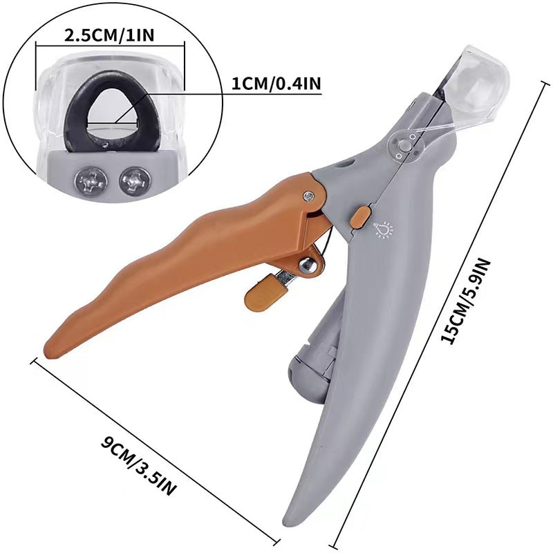 Pet Supplies Cat And Dog Nail Clippers Nail Polishers LED Lights Scissors Cleaning Supplies