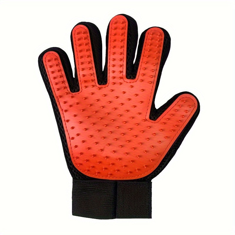 1pc Cat Handling Gloves, Cat Hair Removal Brush Pet Massaging Gloves Cat Bathing Grooming Gloves