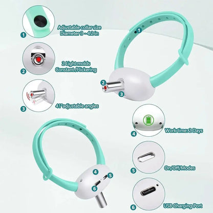 Laser Cat Teaser Collar Smart Cat Teaser Toy Pet Supplies Self-Entertainment Automatic Cat Teaser Toy Cat Teasing Artifact
