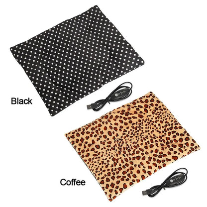 Pet Heating Pad Electric Blanket Dog And Cat Bed Mat Warming USB Blanket Washable Pad Warmer Soft Plush Winter Cat Puppy