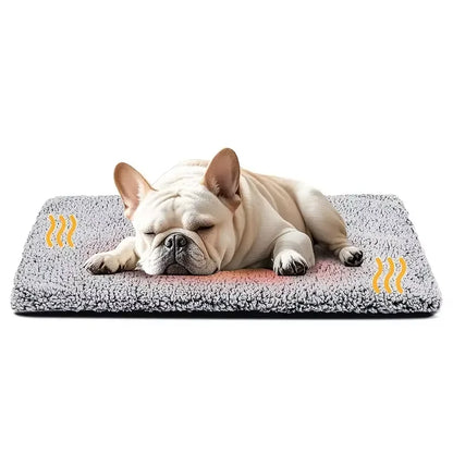 Winter self-heating pet blanket for dogs and cats without electric heating pad with non-slip bottom heating pad universal