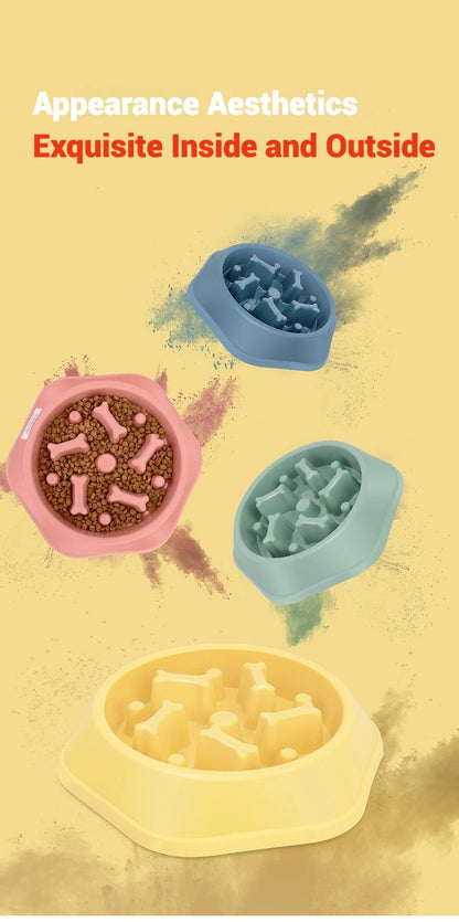 Dog Bowls Slow Feeder 1.5 Cups Slow Feeding Small Medium Breed Puppy Bowl for Fast Eater Dog Dishes to Slow Down Eating Maze