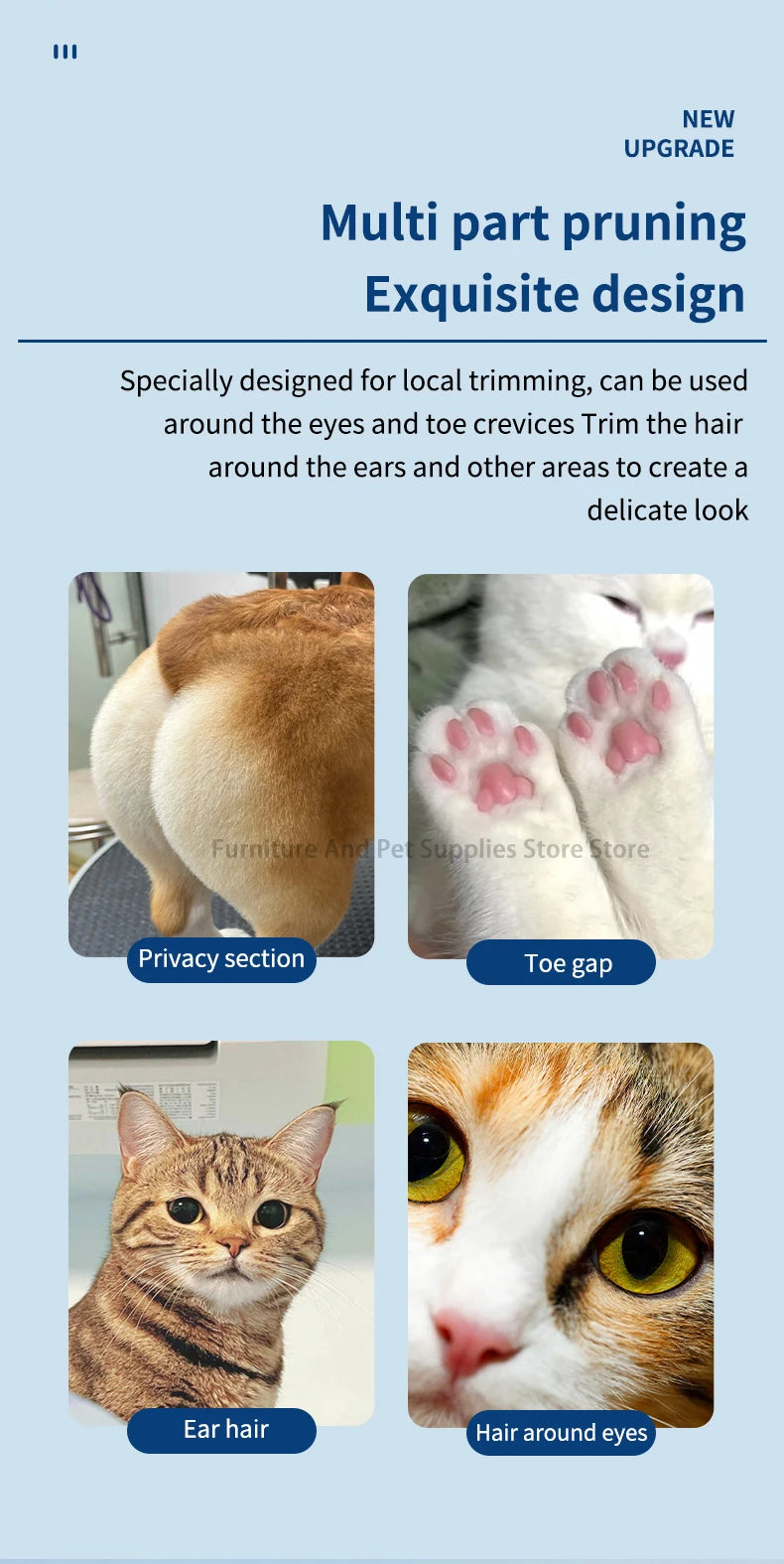 2-in-1 pet dog paw trimmer  cat nail clipper  pet nail grinder  dog cat hair trimmer  dog trimmer  dog nail grinder  paw trimmer