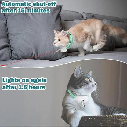 Laser Cat Teaser Collar Smart Cat Teaser Toy Pet Supplies Self-Entertainment Automatic Cat Teaser Toy Cat Teasing Artifact