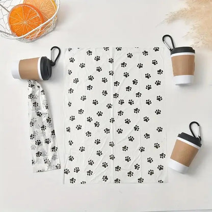 Portable Dog Poop Bag Holder Pet Waste Bag Dispenser for Dogs Outdoor Pet Trash Bags Dispenser Coffee Cup-shaped Dispenser