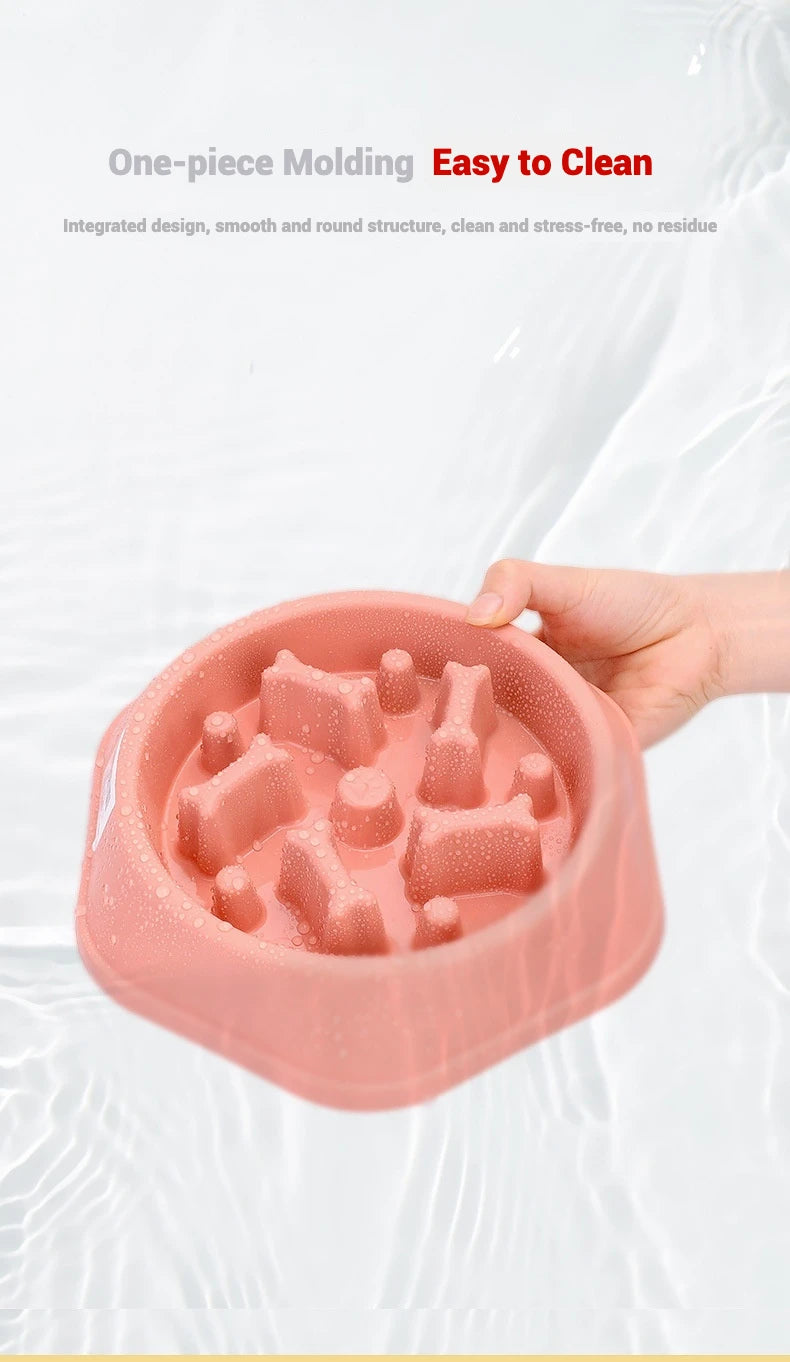 Dog Bowls Slow Feeder 1.5 Cups Slow Feeding Small Medium Breed Puppy Bowl for Fast Eater Dog Dishes to Slow Down Eating Maze