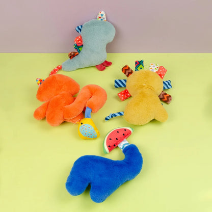 Squeaky Plush Dog Toy for Puppy Small Stuffed Puppy Chew Toys Cute Animal Series for Dogs and Cats Gift