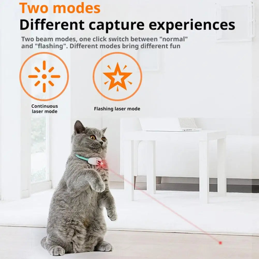 Laser Cat Teaser Collar Smart Cat Teaser Toy Pet Supplies Self-Entertainment Automatic Cat Teaser Toy Cat Teasing Artifact