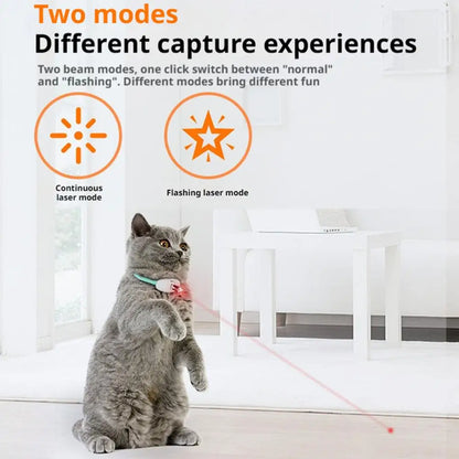 Laser Cat Teaser Collar Smart Cat Teaser Toy Pet Supplies Self-Entertainment Automatic Cat Teaser Toy Cat Teasing Artifact