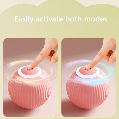1pc Smart Cat Toys Automatic Rolling Ball Electric Cat Toys Interactive For Cats Training Self-moving Kitten Toys Pet Accessories