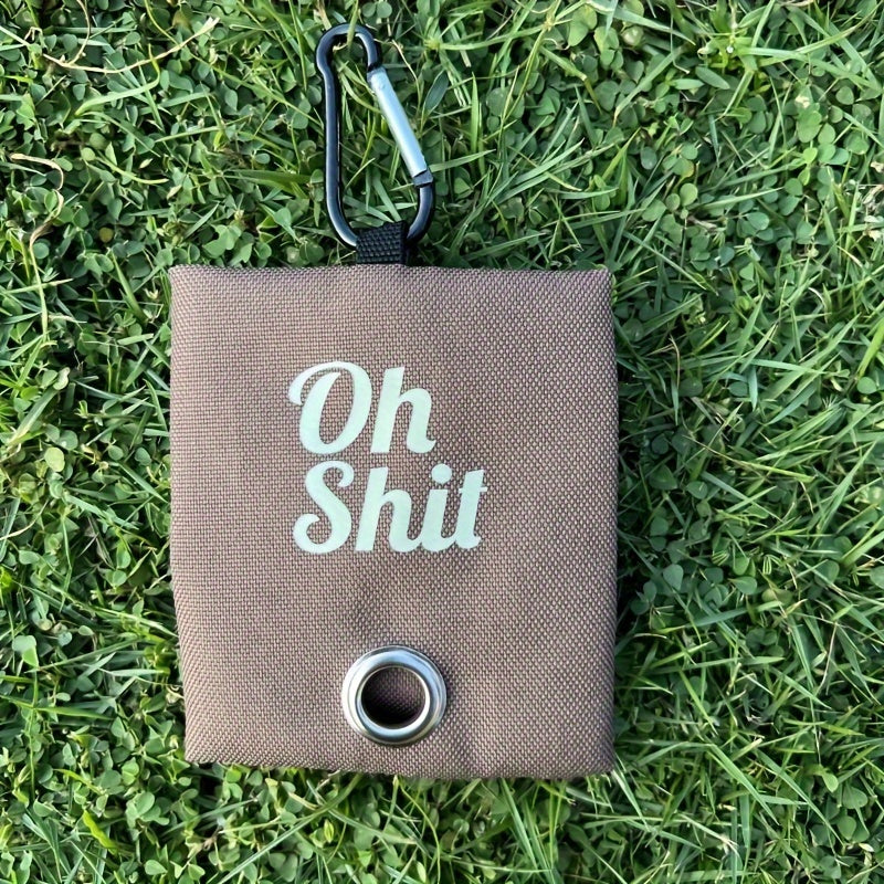 Pet Cleaning Supplies, Canvas Pet Garbage Bag Holder Poop Bag Dispenser Portable Dog Waste Bag Holder With Carabiner
