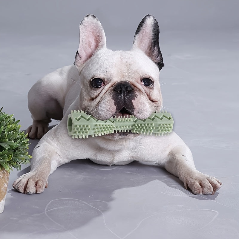 1/3pcs Durable Dog Chew Stick, Toothbrush For Tooth Cleaning And Massage - Soft Rubber Pet Toy