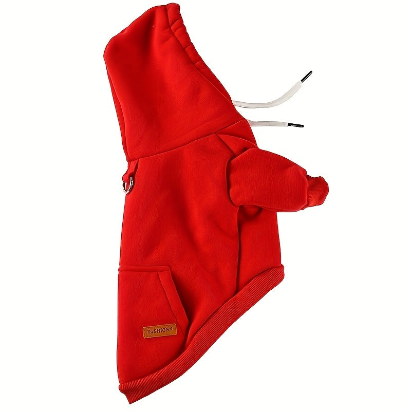New Dog Hoodie, Pet Sweatshirt With Pocket In The Back, For Small Dogs