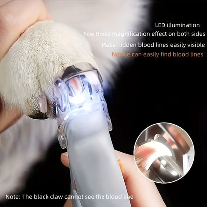 Pet Supplies Cat And Dog Nail Clippers Nail Polishers LED Lights Scissors Cleaning Supplies