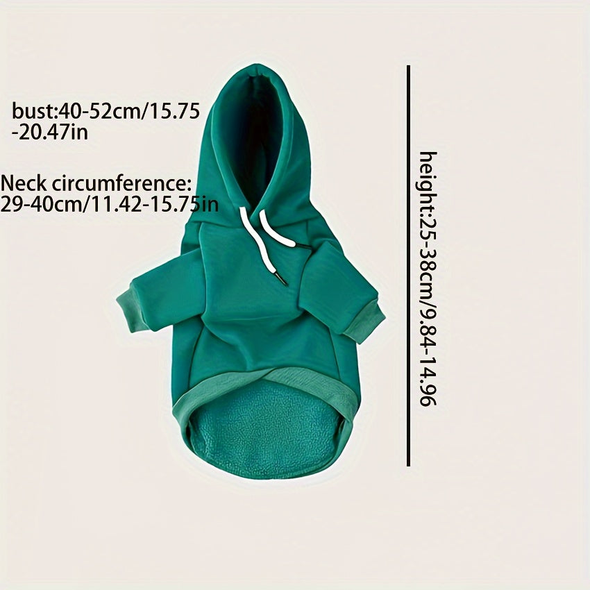 New Dog Hoodie, Pet Sweatshirt With Pocket In The Back, For Small Dogs