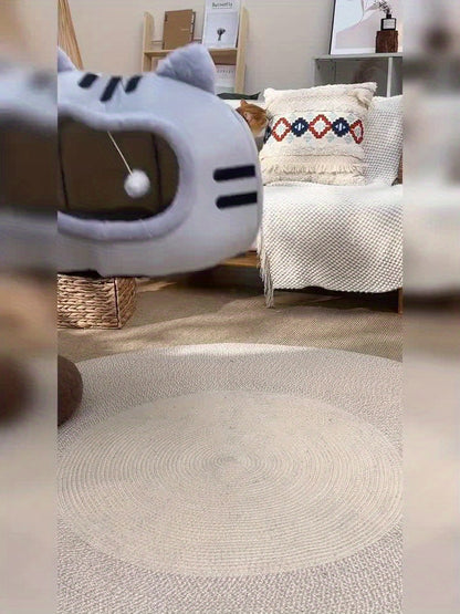 Cat-Shaped Cat Bed, Puppy Bed, Semi-Enclosed Cat Nest, Non-Slip Bottom Pet Bed, Suitable for All Seasons, Warm, Soft, And Washable Cat Sleeping Bed.
