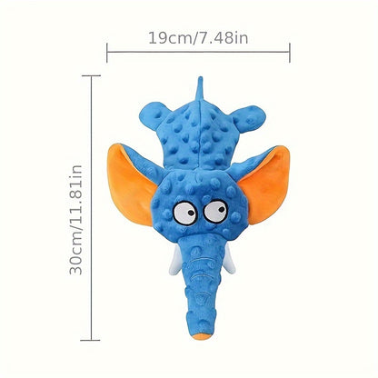 1pc Duck Design Pet Grinding Teeth Squeaky Plush Toy, Chewing Toy For Dog Interactive Supply