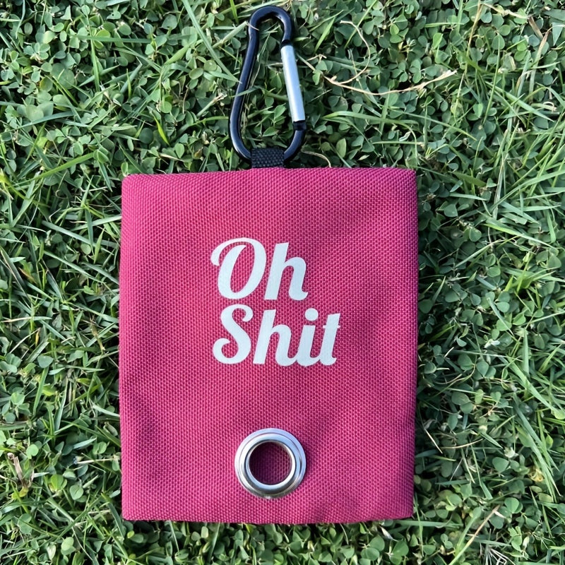 Pet Cleaning Supplies, Canvas Pet Garbage Bag Holder Poop Bag Dispenser Portable Dog Waste Bag Holder With Carabiner